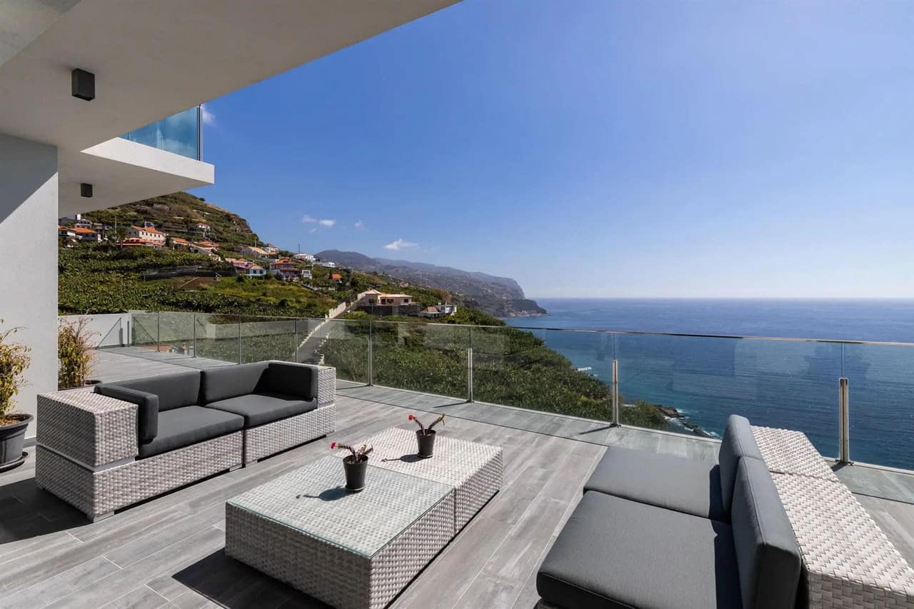 Luxuriöse Meerblick-Terrasse